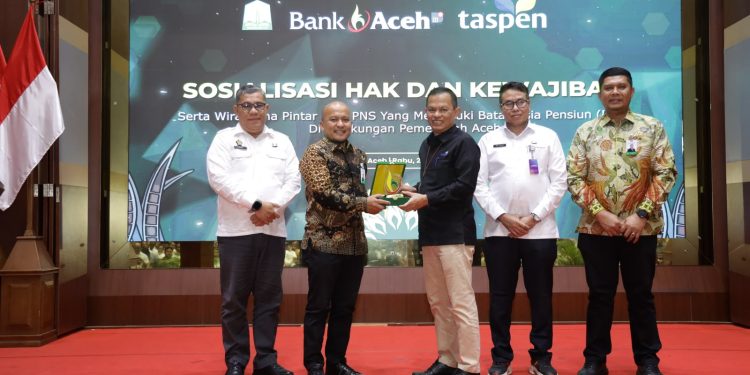 Bank Aceh dan Taspen Gelar Sosialisasi Hak dan Kewajiban serta Wirausaha Pintar bagi PNS Menjelang Pensiun