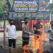 Musnahkan Barang Bukti Ganja, Kapolres Aceh Selatan Tegaskan Komitmen Berantas Narkotika