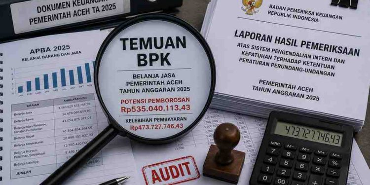 BPK Ungkap Sejumlah Catatan dalam Belanja Jasa Pemerintah Aceh Tahun 2025