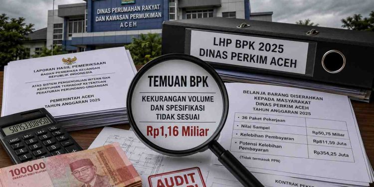 BPK Ungkap Proyek Perkim Aceh Tak Sesuai Spesifikasi