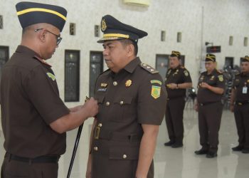 Satria Irawan Resmi Jabat Asisten Intelijen Kejati Aceh, Kajati Tekankan Peran Strategis Intelijen