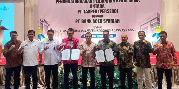 Bank Aceh-TASPEN Perkuat Kerja Sama Pengelolaan Dana Pensiun
