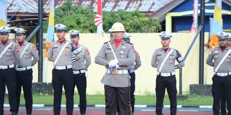 Polres Aceh Jaya Gelar Upacara Hari Juang Polri, Ipda Zandi Erika Jadi Danup