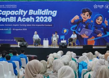 413 Mahasiswa GenBI Aceh Disiapkan Jadi “Amplifier” Pesan Bank Indonesia di Ruang Digital