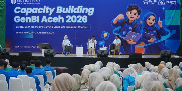 413 Mahasiswa GenBI Aceh Disiapkan Jadi “Amplifier” Pesan Bank Indonesia di Ruang Digital