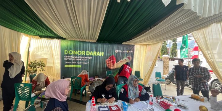 Semarak HUT ke-53, Bank Aceh Kumpulkan 1.648 Kantong Darah