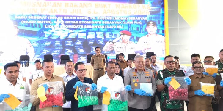 Pangdam IM Apresiasi dan Dukung Polda Aceh dalam Memberantas Narkotika