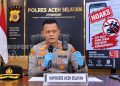 Kapolres Pastikan Isu Pembegalan di Aceh Selatan Adalah Hoaks