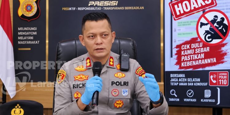 Kapolres Pastikan Isu Pembegalan di Aceh Selatan Adalah Hoaks