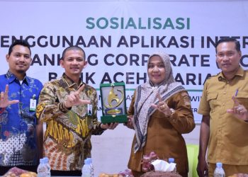 Bank Aceh Sosialisasikan Internet Banking Corporate kepada Satuan Pendidikan di Bireuen