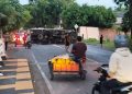 Truk Sayur Terbalik di Jalan Banda Aceh-Medan, Tumpahan Minyak Bikin Jalan Licin